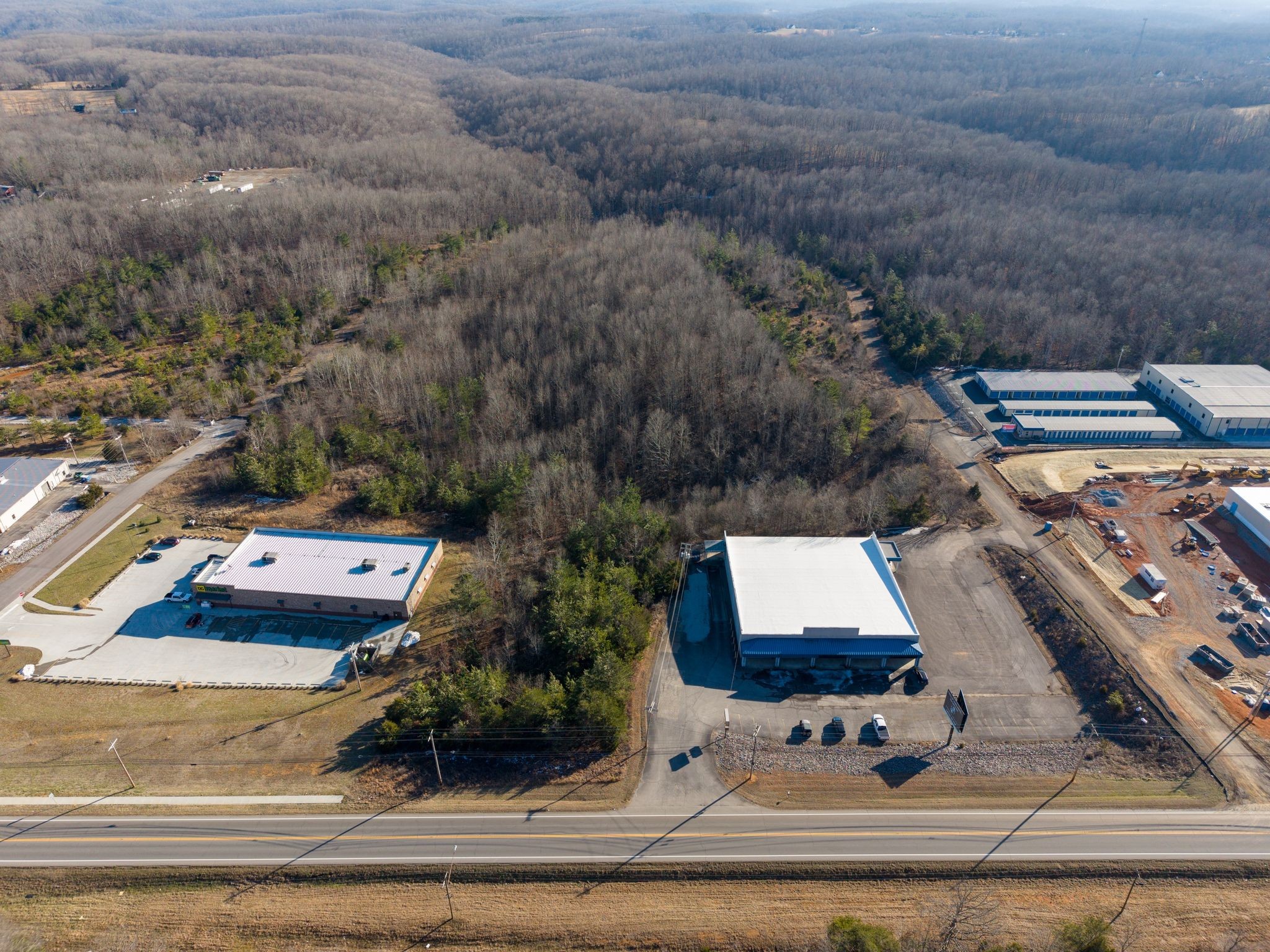 0 East Highway 70 White Bluff, TN 37187 - Photo 8 of 26 an aerial view of a house with garden space and street view