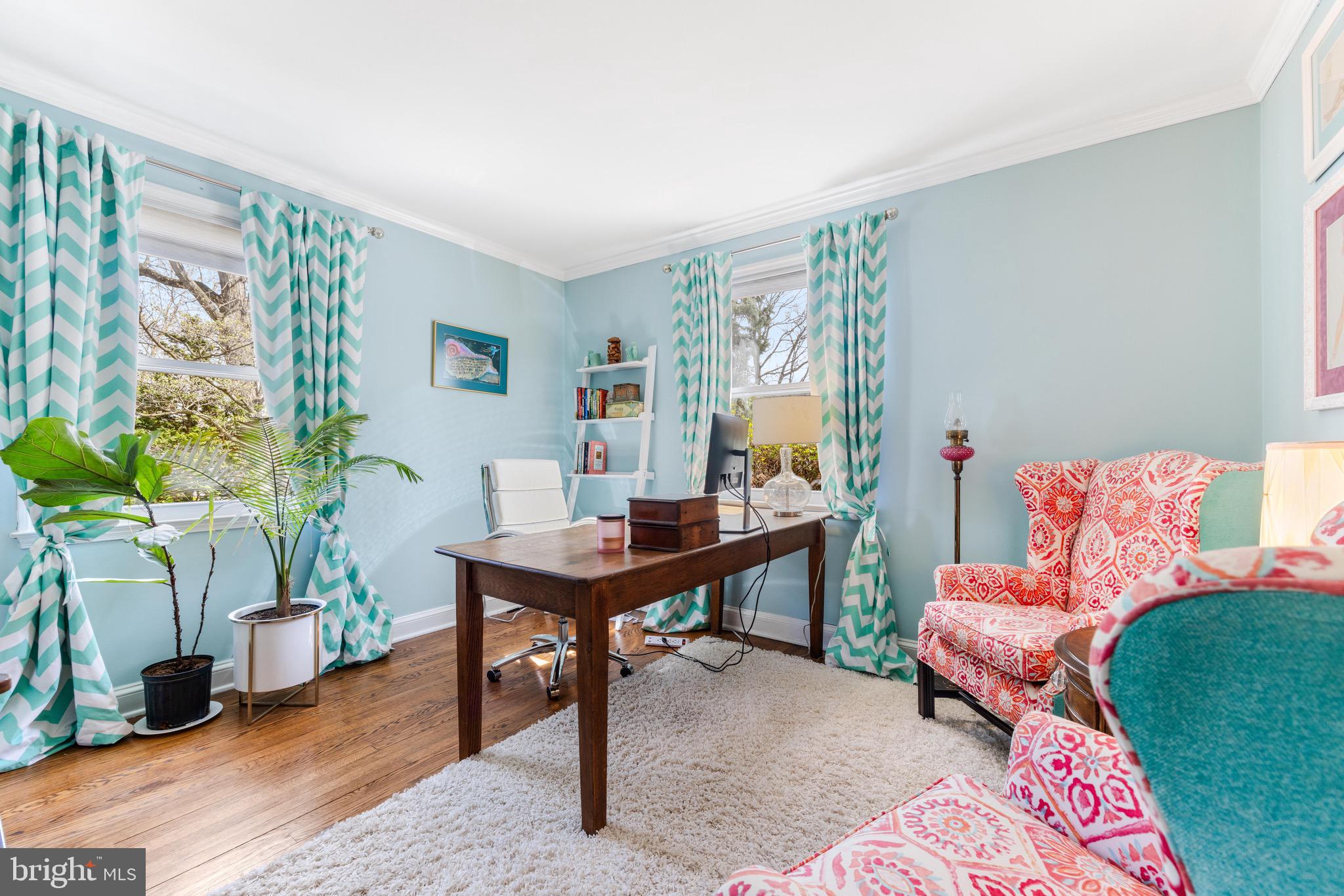 728 Overbrook Road Baltimore, MD 21212 - Photo 13 of 41 Front bedroom being used as office