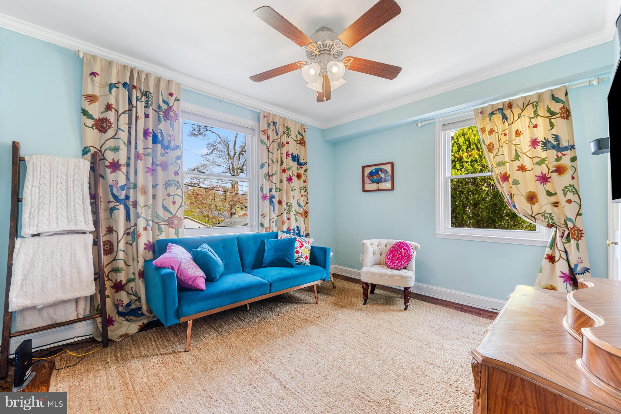 728 Overbrook Road Baltimore, MD 21212 - Photo 14 of 41 Back bedroom being used as tv /sitting room