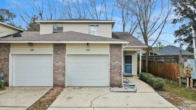 a view of a house with a door