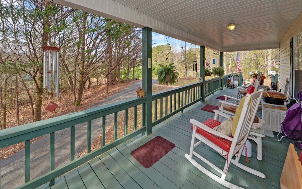 7300 Mr Bert Road Hiawassee, GA 30546 - Photo 26 of 48 a view of city from balcony with furniture