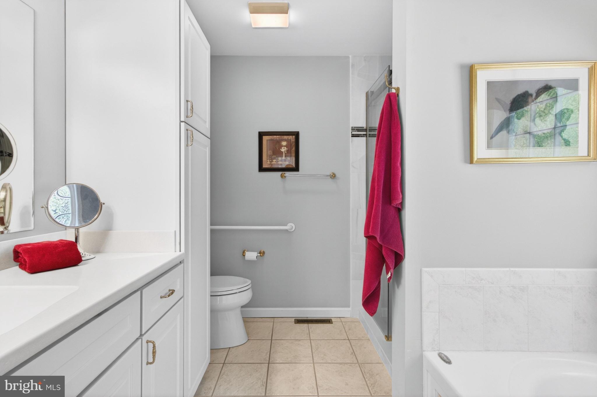 34371 Owls Nest Road Lewes, DE 19958 - Photo 27 of 58 a bathroom with a bath tub a sink and a toilet