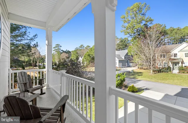 a view of a hallway with windows