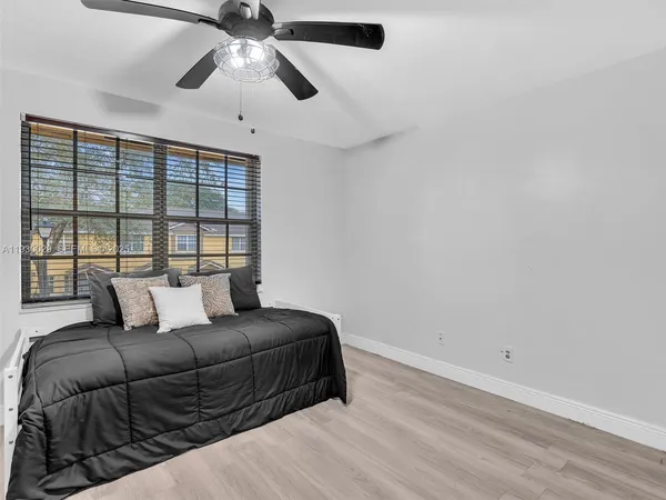 a park view with a bench