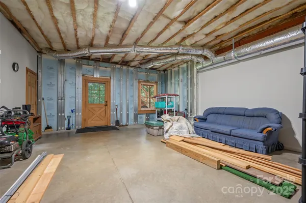 a view of storage and utility room