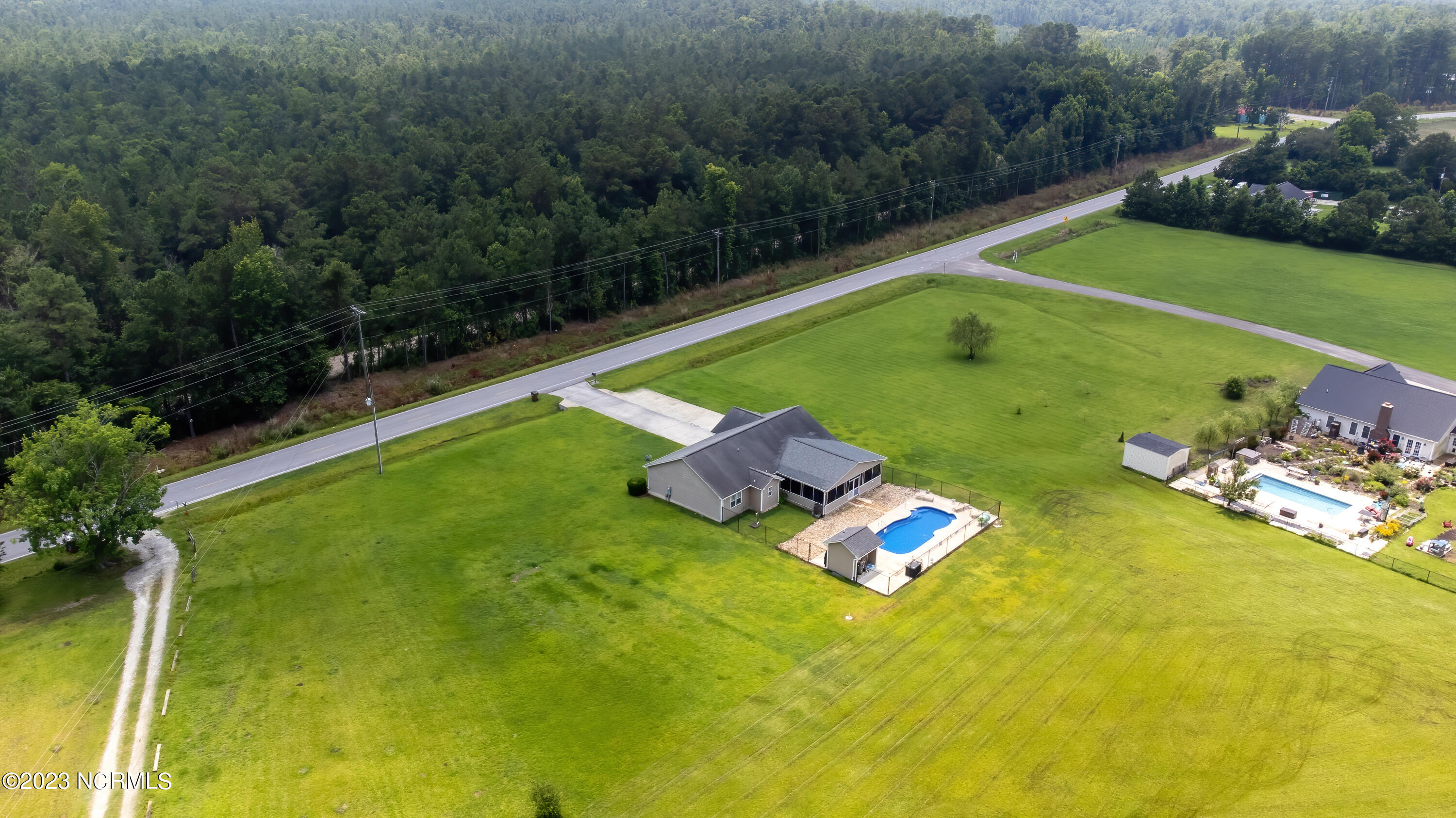1428 Haws Run Road Maple Hill, NC 28454 - Photo 54 of 55 Aerial