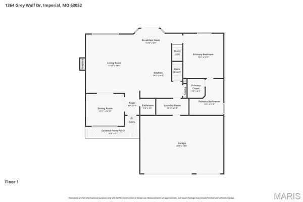$450,000 | 1364 Grey Wolf Drive, Imperial, MO 63052