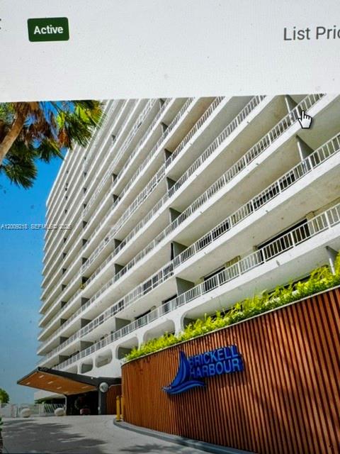 a view of a balcony with an outdoor space