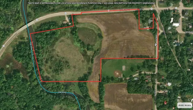 $156,380 | 22.34-ac Fulton Street, Lone Rock, WI 53556