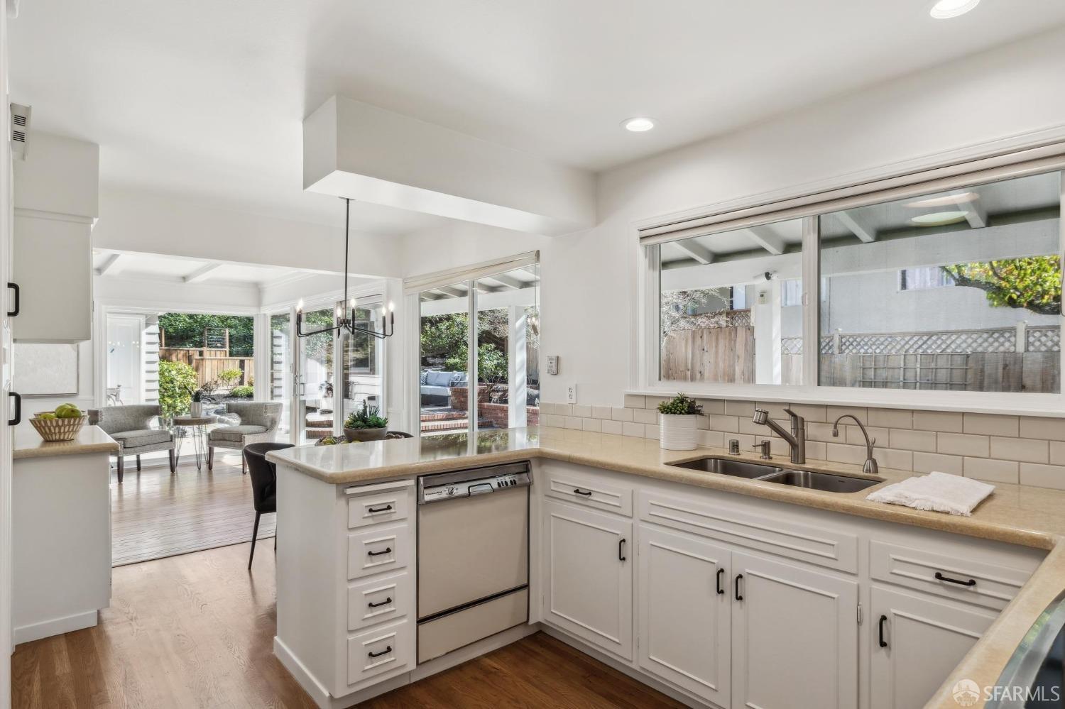 4 La Cuesta Road Orinda, CA 94563 - Photo 11 of 50 a kitchen with sink stove and cabinets