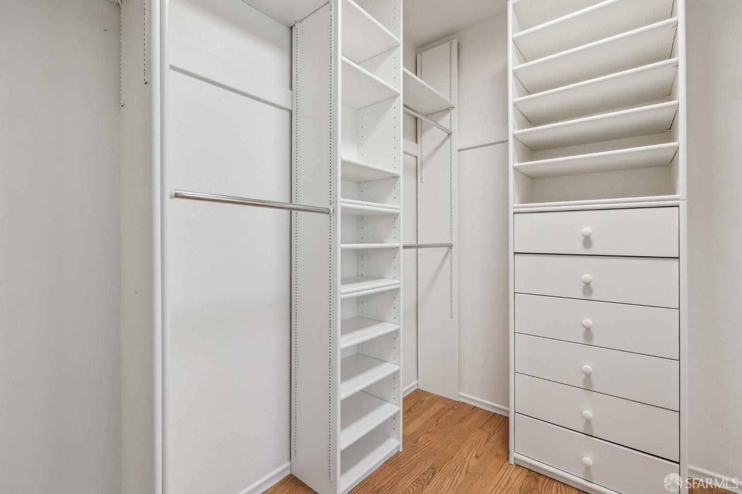 4 La Cuesta Road Orinda, CA 94563 - Photo 25 of 50 a view of walk in closet with empty racks