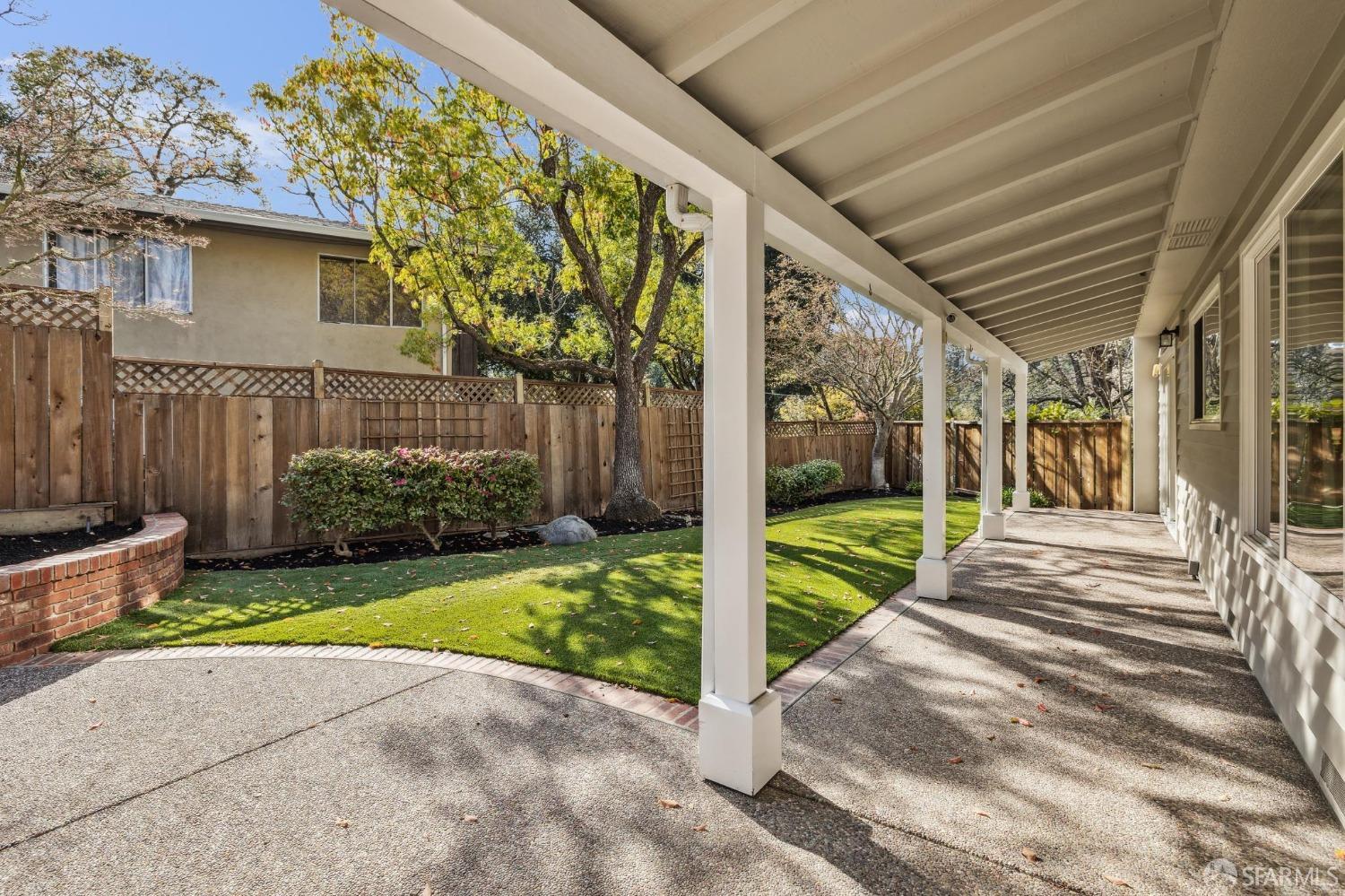 4 La Cuesta Road Orinda, CA 94563 - Photo 37 of 50 a view of a house with a yard