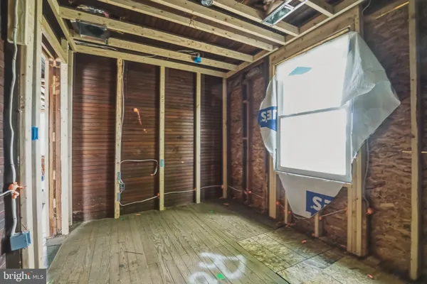a view of closet area