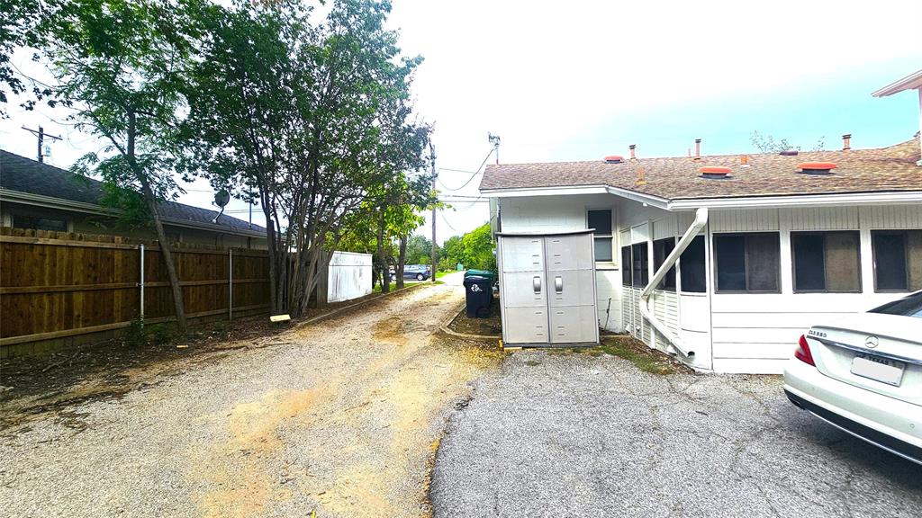 1015 South Welch Street, Unit A Denton, TX 76201 - Photo 21 of 21 a view of a house with a yard