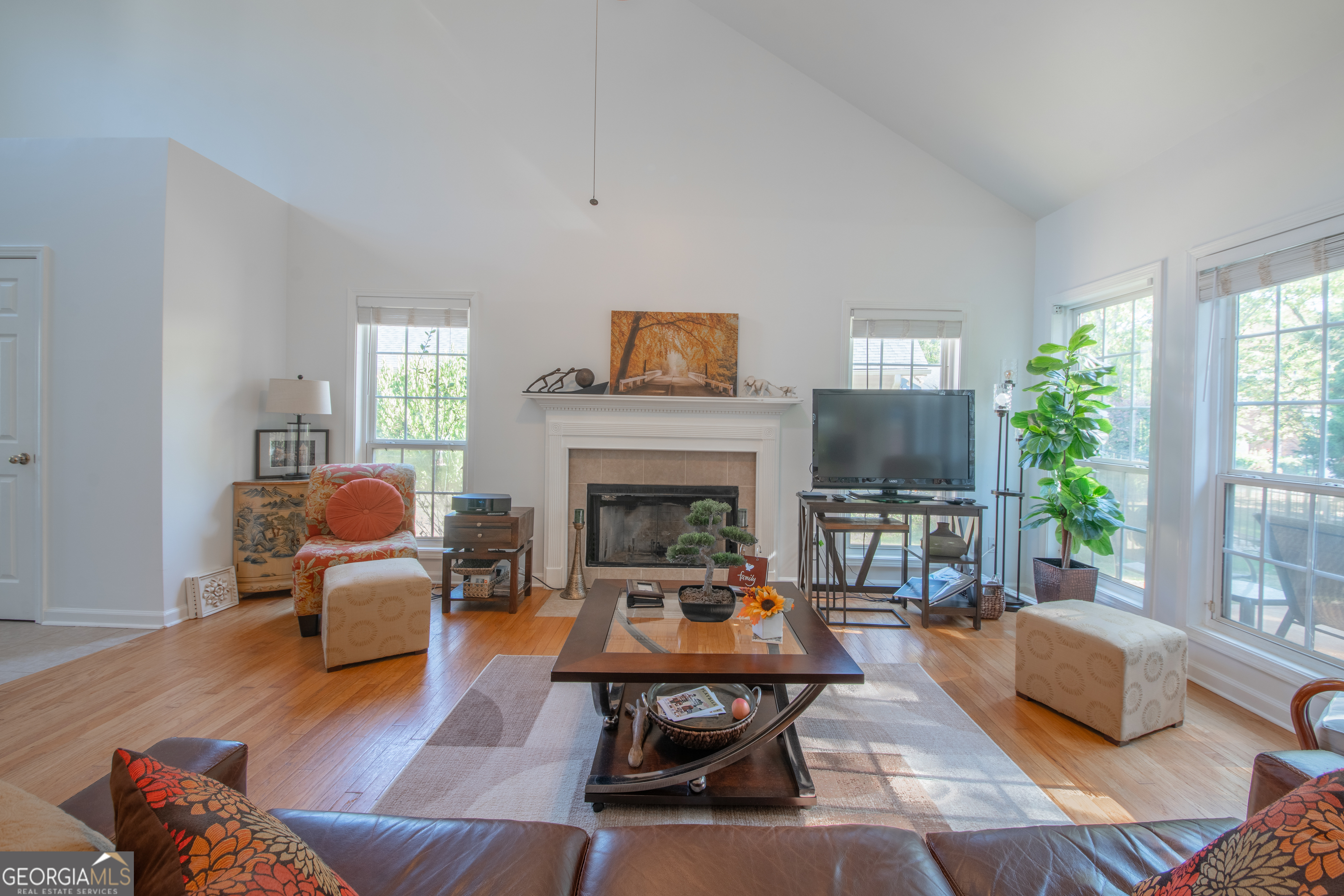 117 Covington Place Athens, GA 30606 - Photo 4 of 33 a living room with furniture and a fireplace