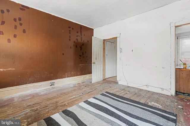 a view of wooden floor