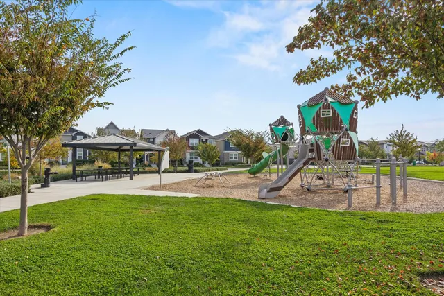 a view of a house with a park