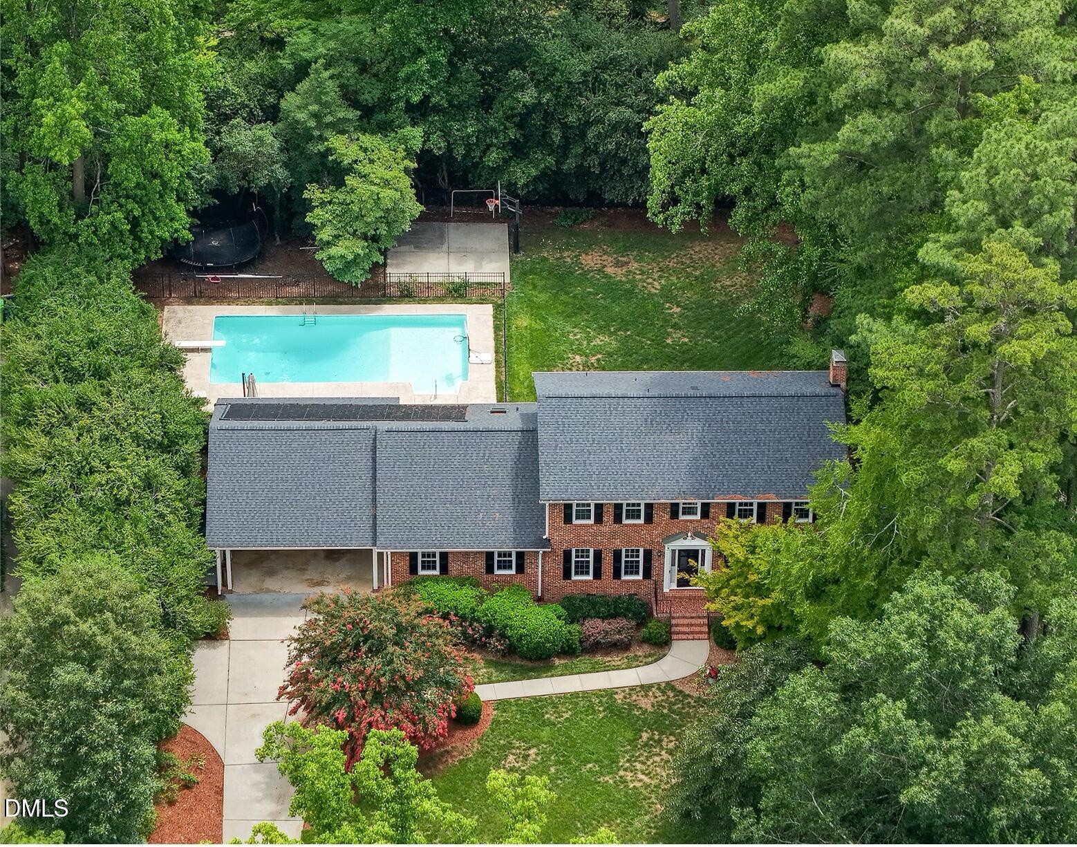 3113 Braddock Drive Raleigh, NC 27612 - Photo 1 of 55 02-Front Aerial