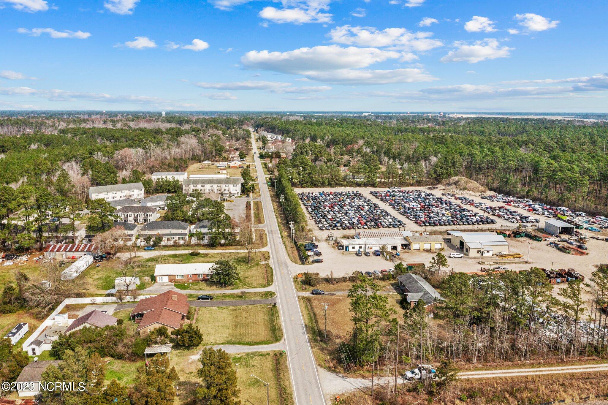903 Lake Road Havelock, NC 28532 - Photo 11 of 27 aerial view of lake rd
