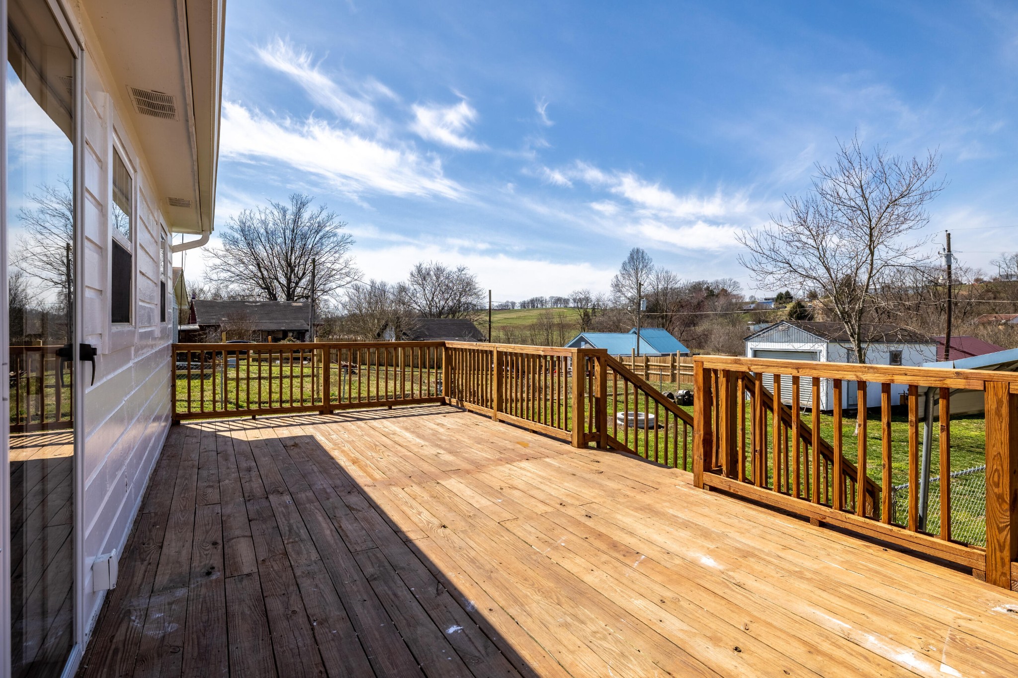 804 Spring Street Philadelphia, TN 37846 - Photo 25 of 33 a view of wooden deck with a yard