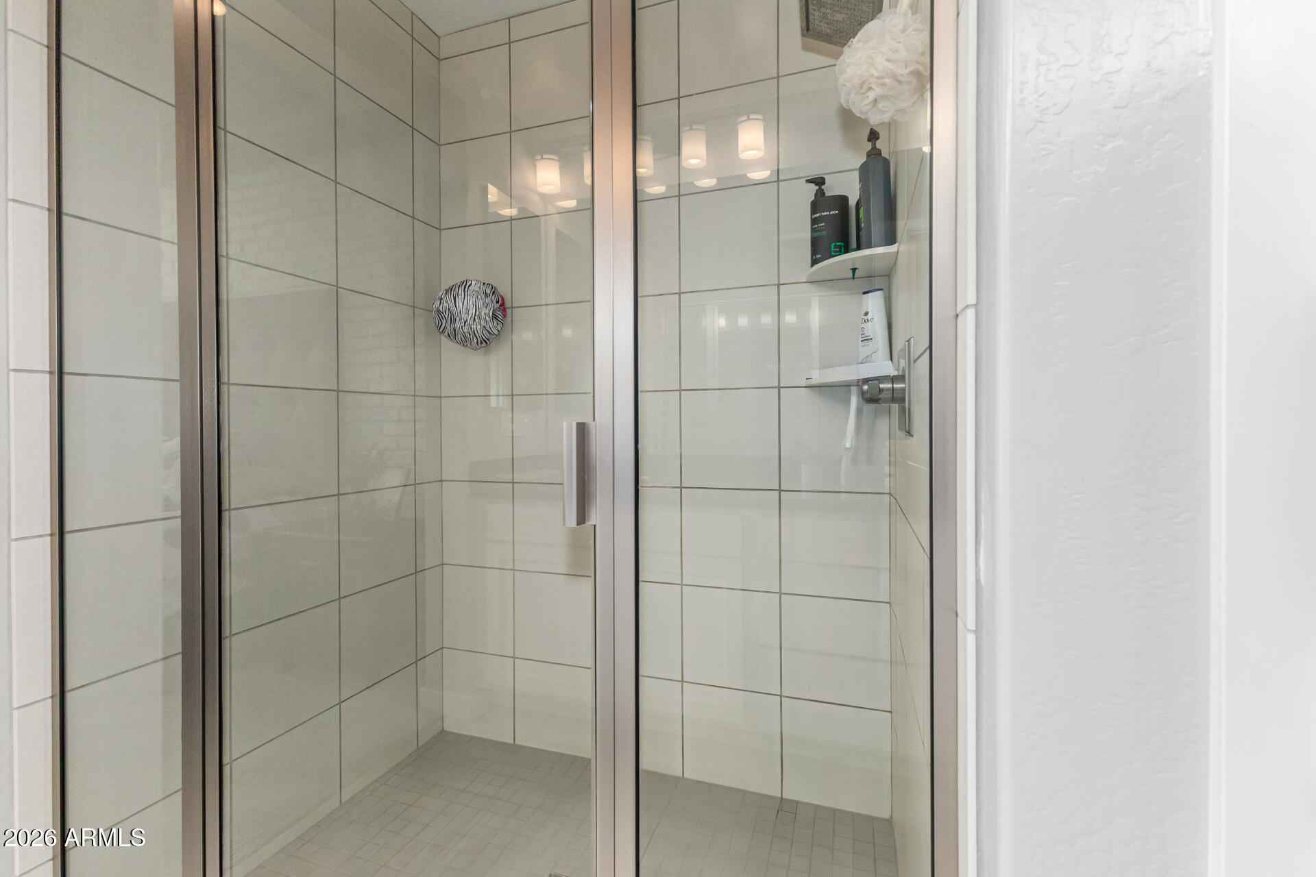 250 West Queen Creek Road, Unit 144 Chandler, AZ 85248 - Photo 14 of 33 a bathroom with a glass shower door