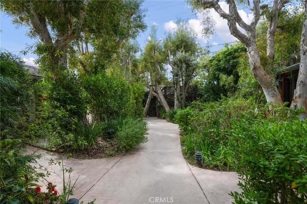 2025 Cloverfield Boulevard, Unit C Santa Monica, CA 90404 - Photo 6 of 36 a view of a pathway both side of yard