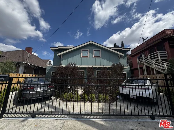 a front view of house