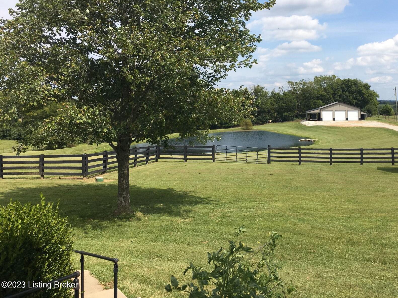 1476 Irish Ridge Road Bloomfield, KY 40008 - Photo 3 of 60 1476 back yard building pond view