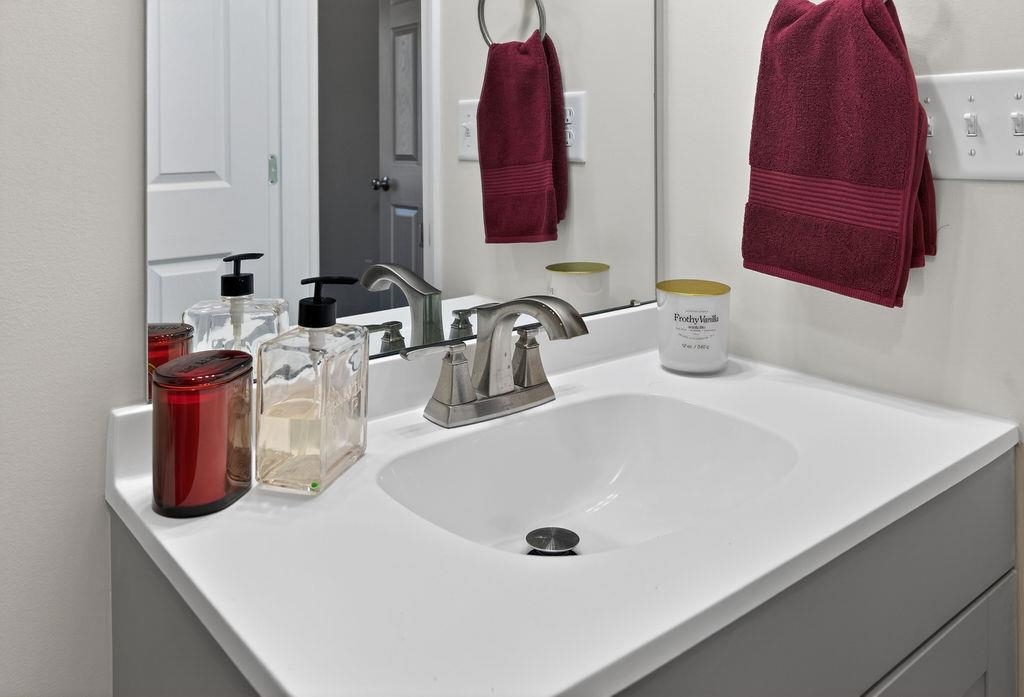 1637 A Street Waynesboro, VA 22980 - Photo 26 of 42 a bathroom with a sink and a mirror