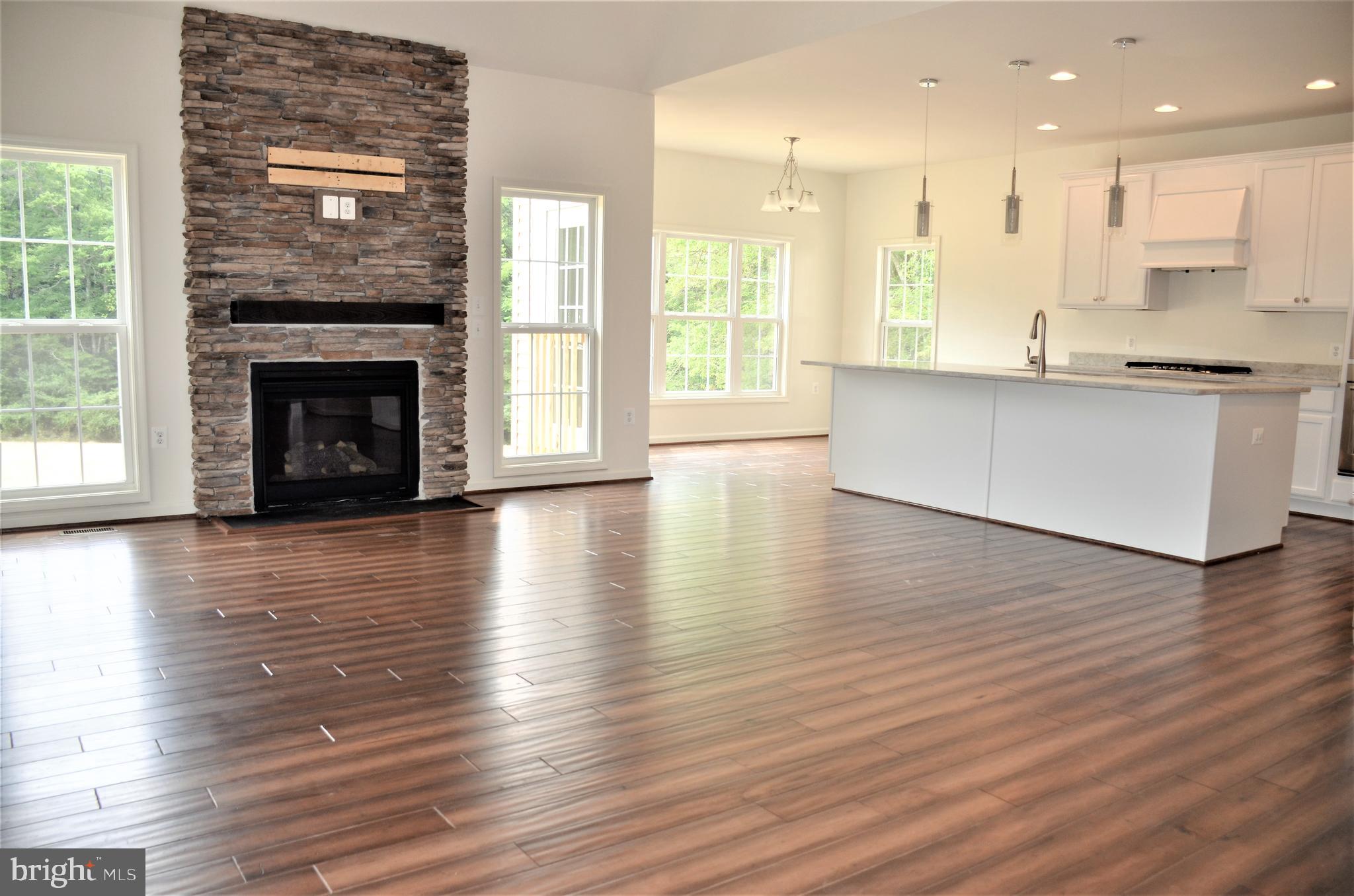 21272 Yellow Bottom Road Lignum, VA 22726 - Photo 6 of 12 Great Room-Option Fireplace & Hardwood Floors