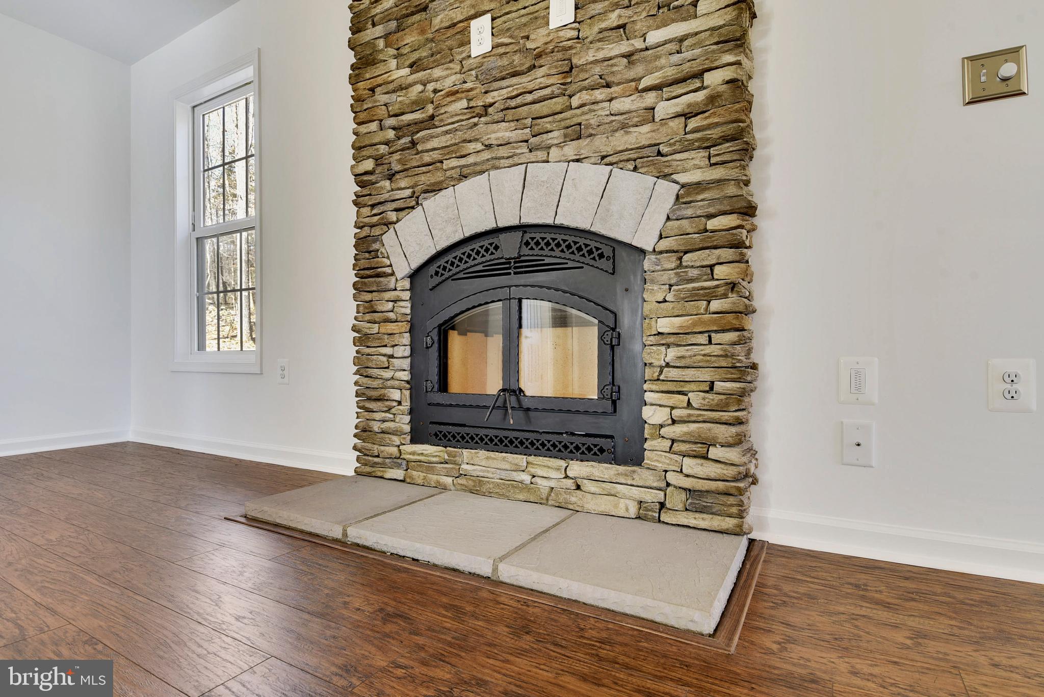 21272 Yellow Bottom Road Lignum, VA 22726 - Photo 9 of 12 Great Room - Option - Stone Wood Burning Fireplace