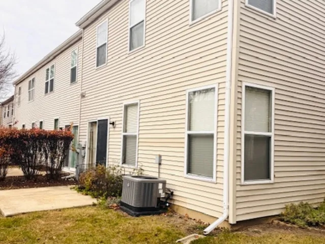a view of a house with a patio