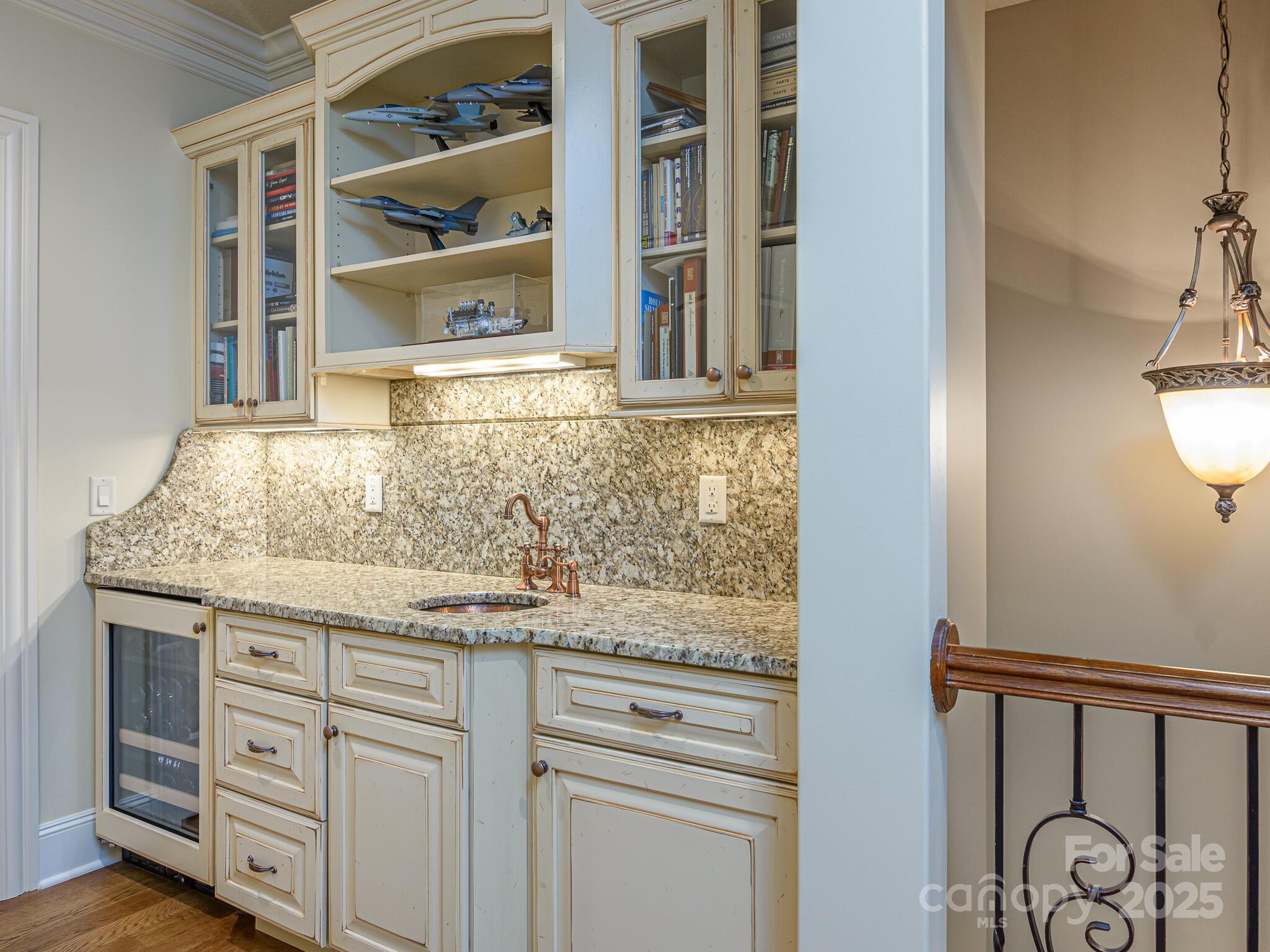 176 Valley Springs Road Asheville, NC 28803 - Photo 29 of 48 a bathroom with a granite countertop sink and a mirror