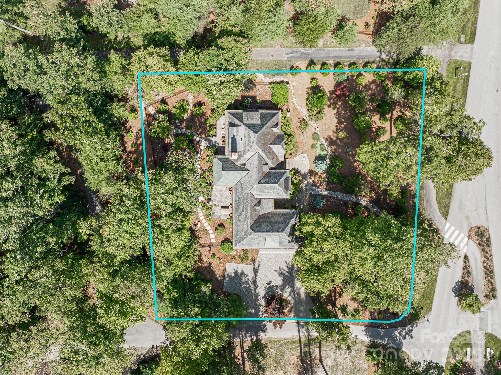 176 Valley Springs Road Asheville, NC 28803 - Photo 47 of 48 an aerial view of a house with a yard