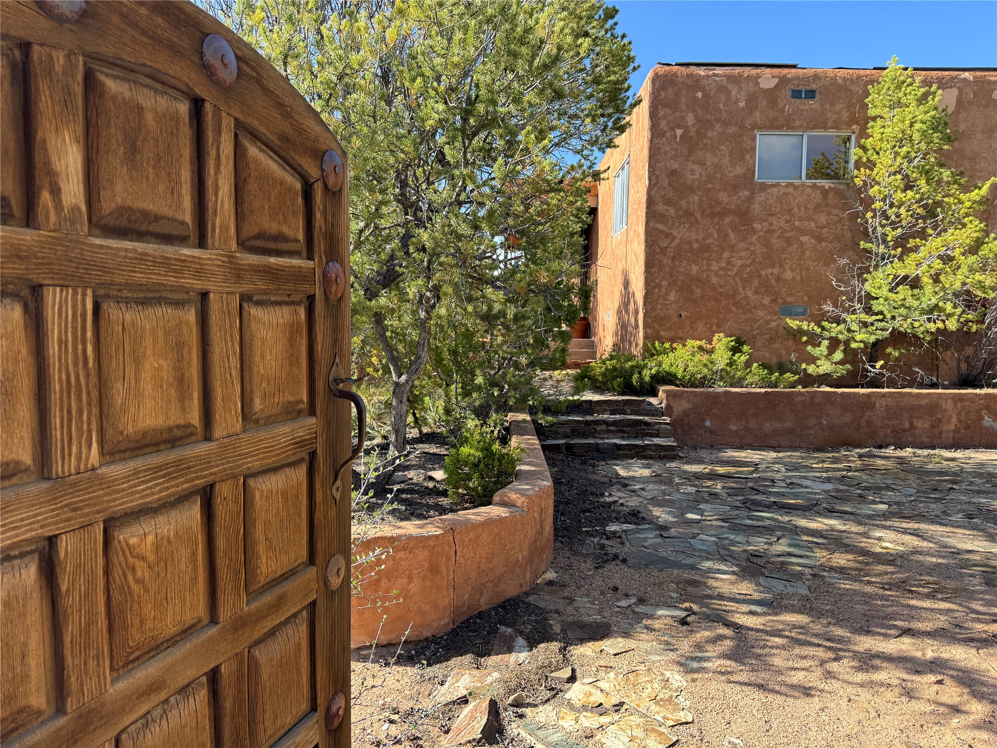 Front gate to front courtyard