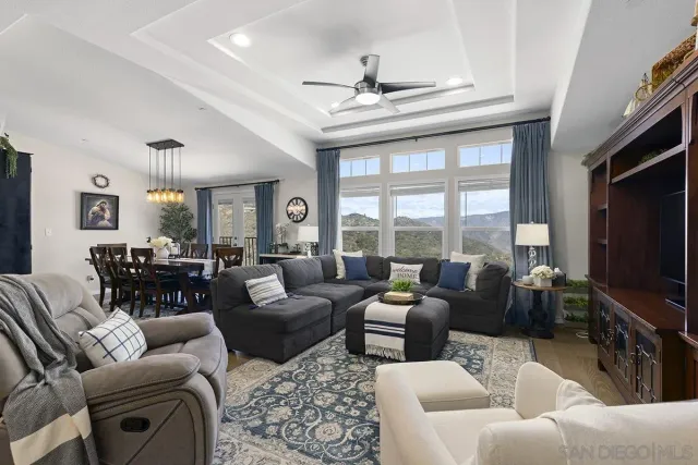 a view of a couch in a living room