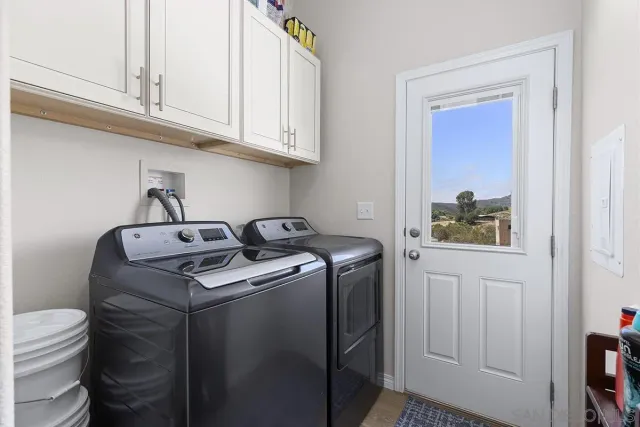 a view of lake with mountain