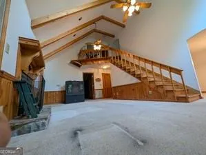 a view of entryway with a front door