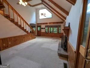 a view of empty room