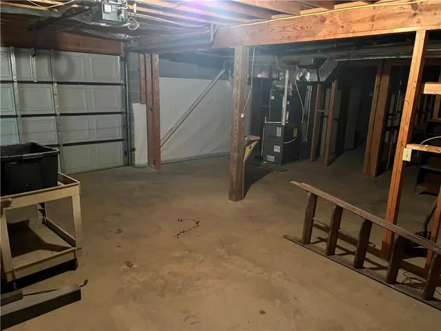 a view of storage and utility room