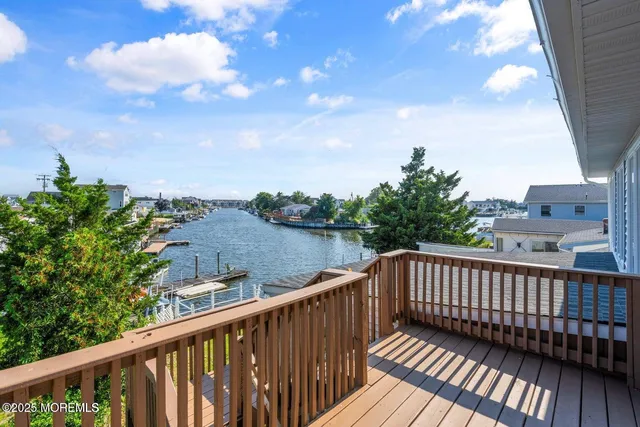 a view of city from a balcony