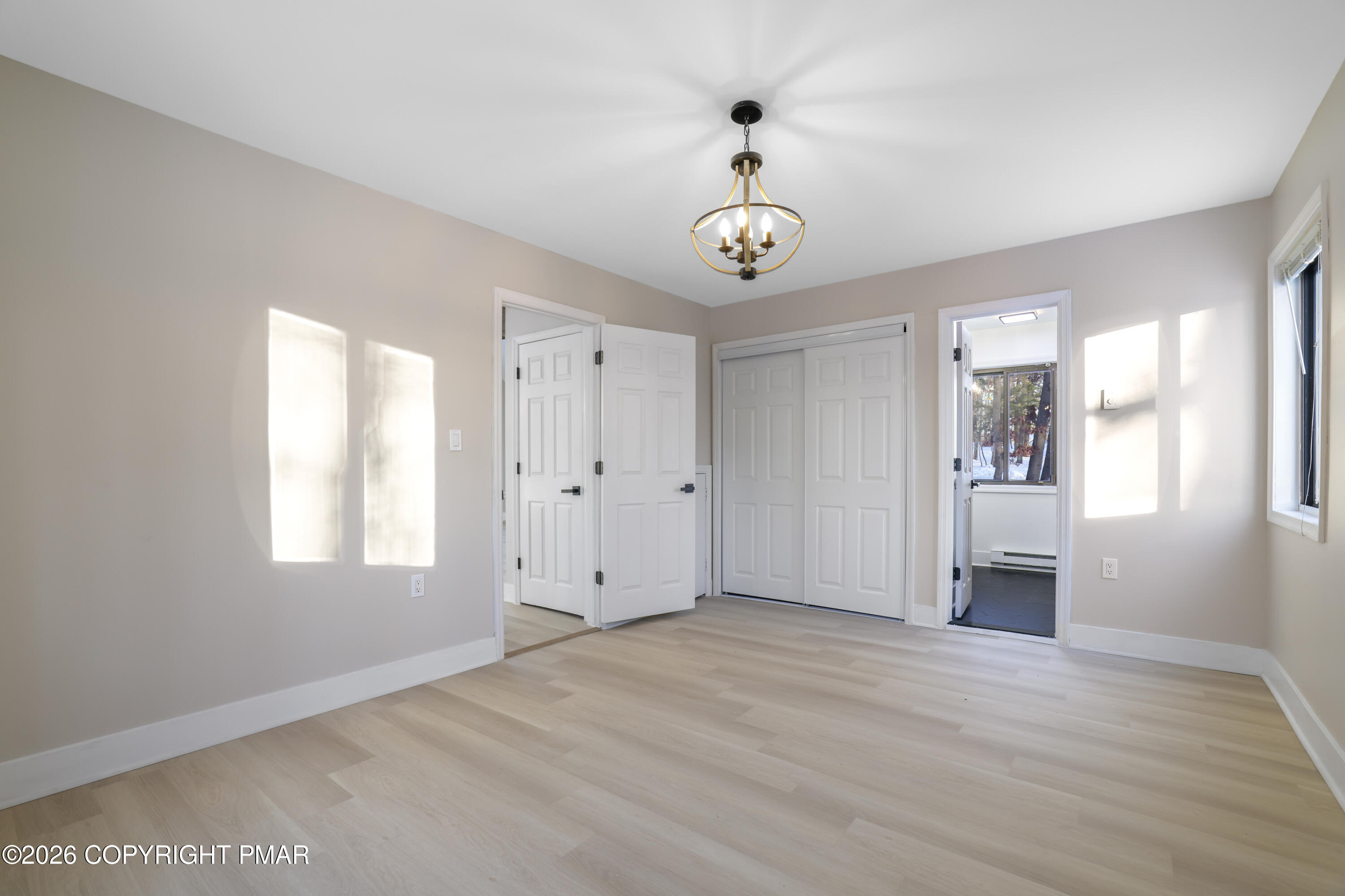 147 Pocono Boulevard Bushkill, PA 18324 - Photo 21 of 38 a view of an empty room with a window