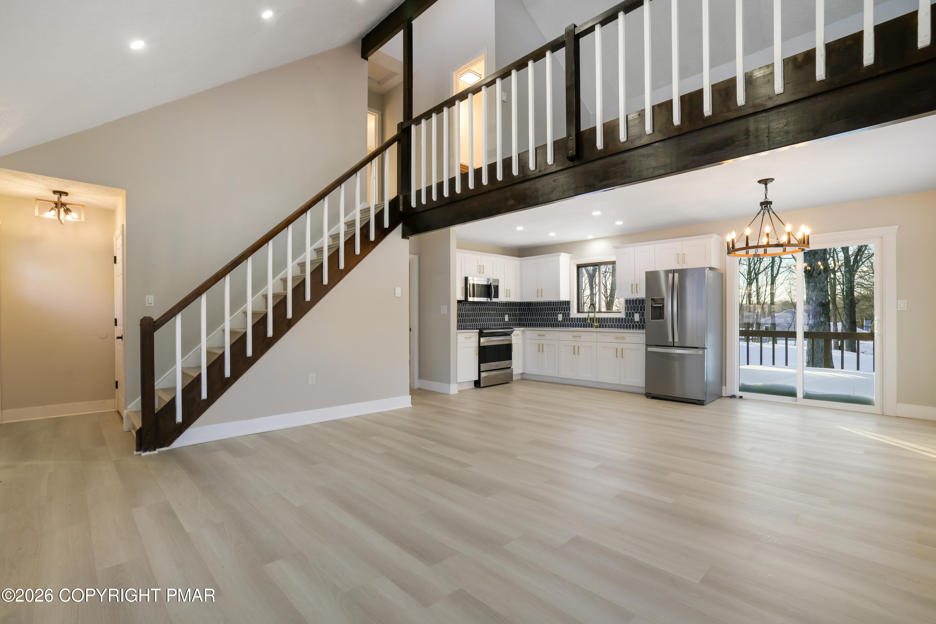 147 Pocono Boulevard Bushkill, PA 18324 - Photo 9 of 38 a view of an entryway with wooden floor