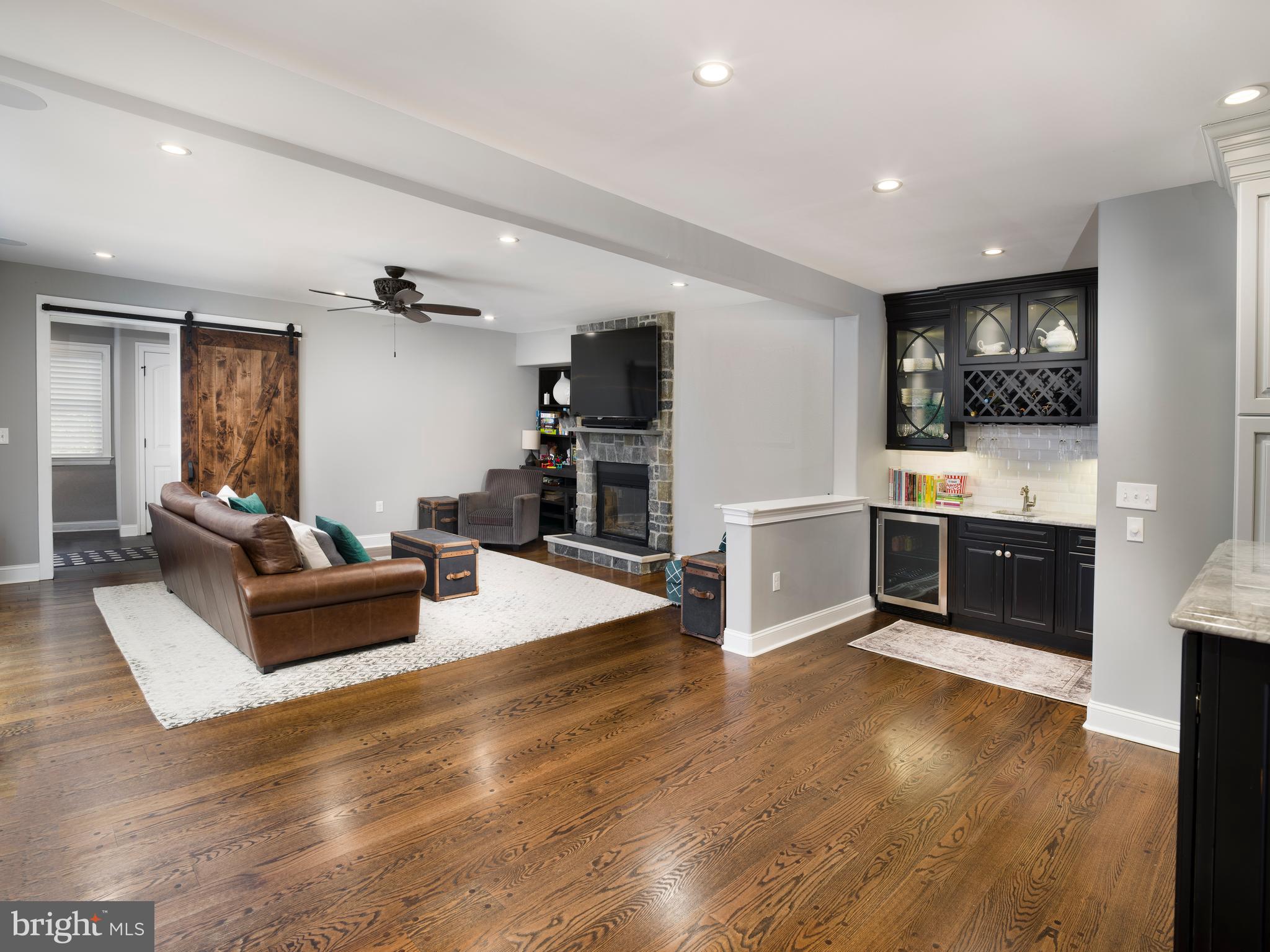 1685 Valley Road Newtown Square, PA 19073 - Photo 26 of 53 a living room with furniture and kitchen view