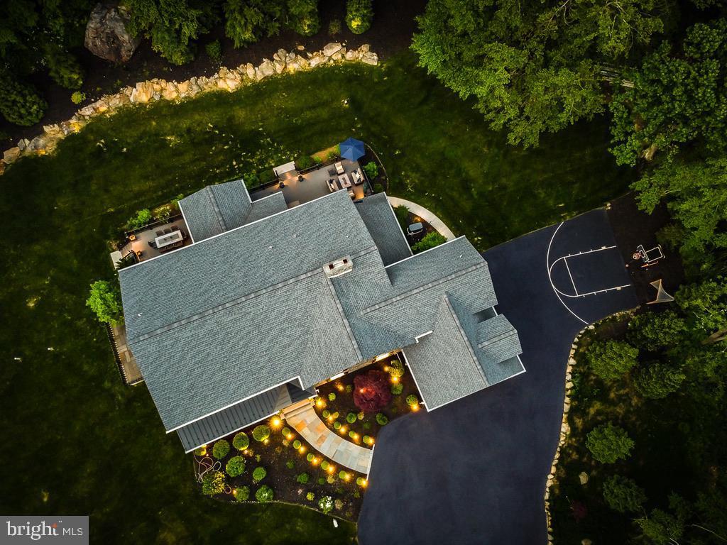1685 Valley Road Newtown Square, PA 19073 - Photo 3 of 53 an aerial view of a house with a yard basket ball court and outdoor seating