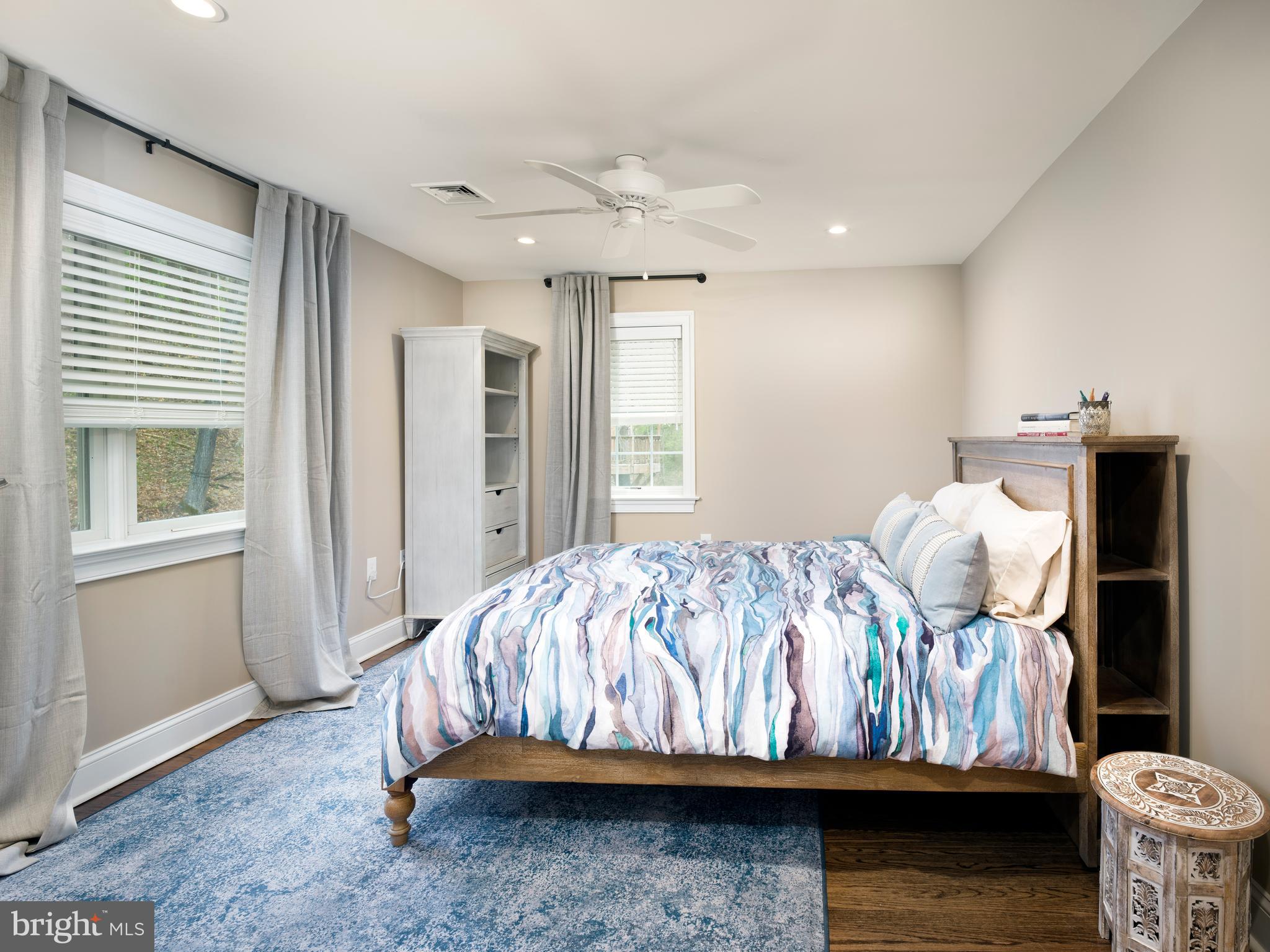 1685 Valley Road Newtown Square, PA 19073 - Photo 44 of 53 a bedroom with a bed and wooden floor