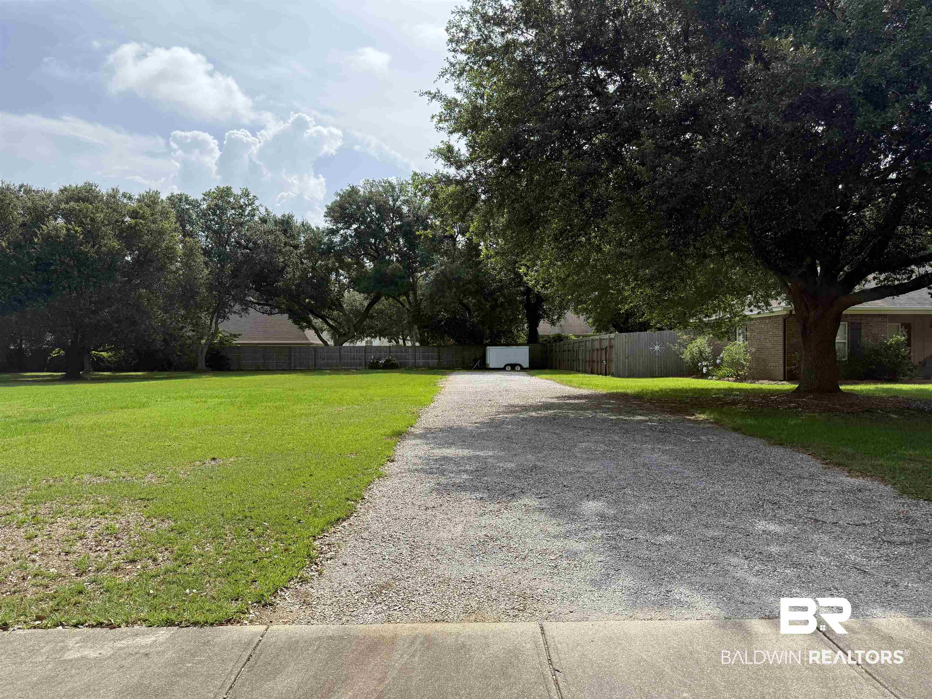 0 Gale Rowe Lane Fairhope, AL 36532 - Photo 3 of 3 View of dirt / gravel driveway