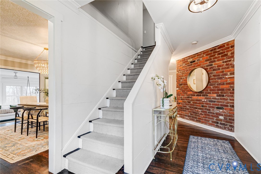 2831 Earlswood Road Midlothian, VA 23113 - Photo 3 of 47 a view of entryway and hall with wooden floor