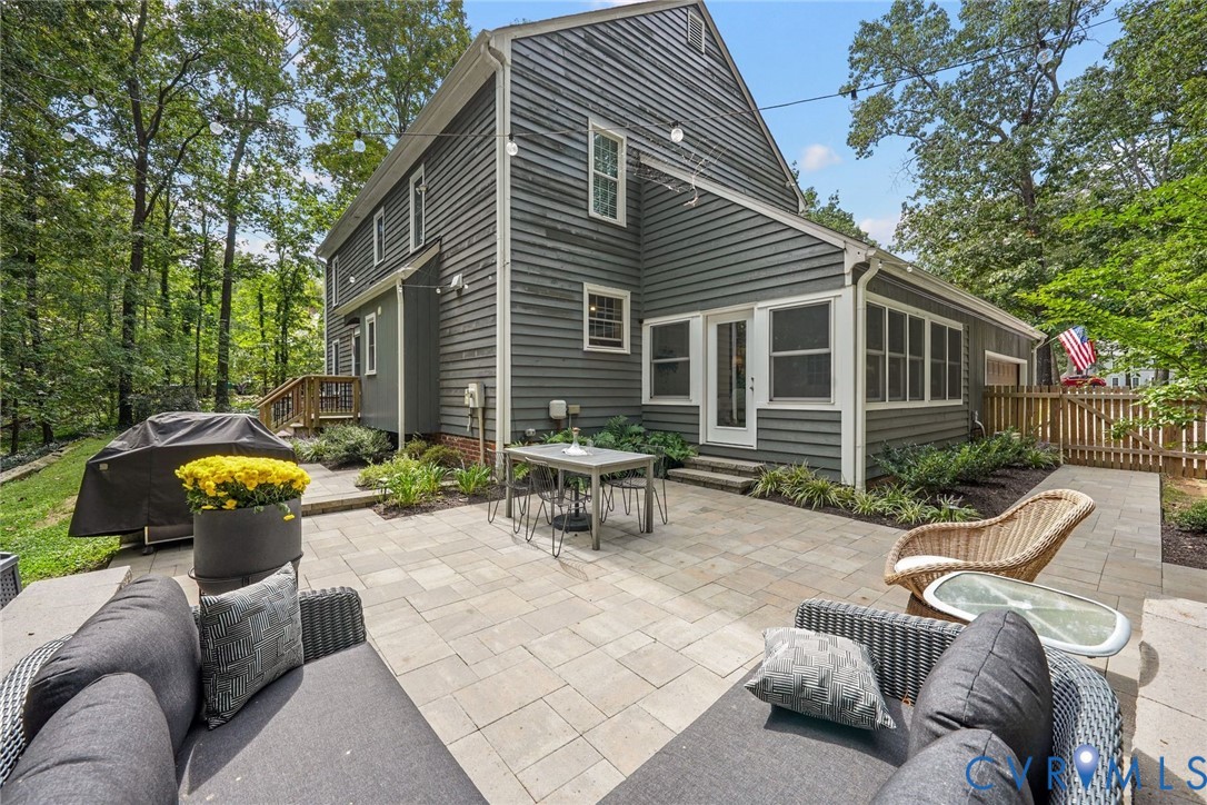 2831 Earlswood Road Midlothian, VA 23113 - Photo 37 of 47 a view of a patio with couches and a fire pit