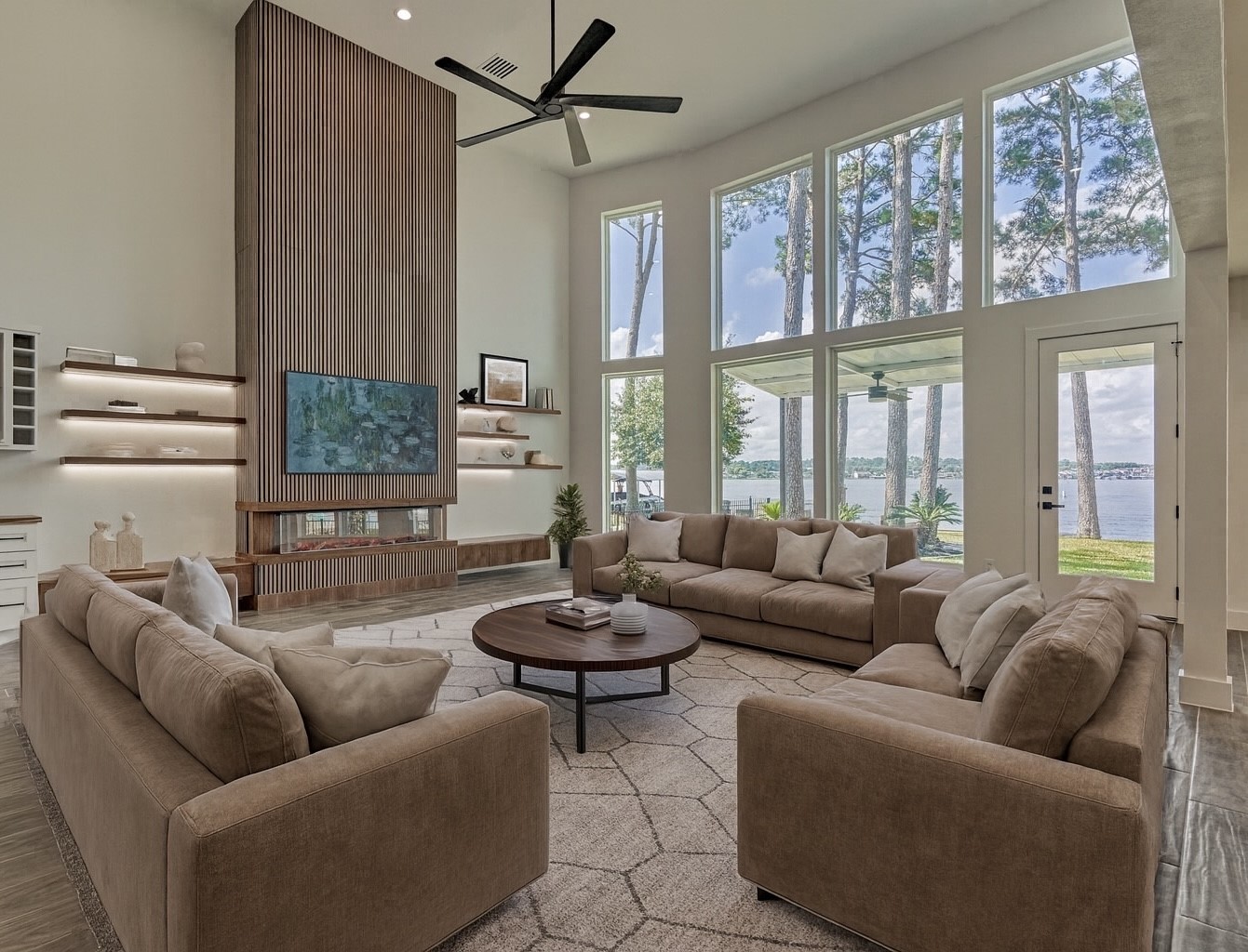 2811 Hemingway Drive Montgomery, TX 77356 - Photo 2 of 50 a living room with furniture and a large window